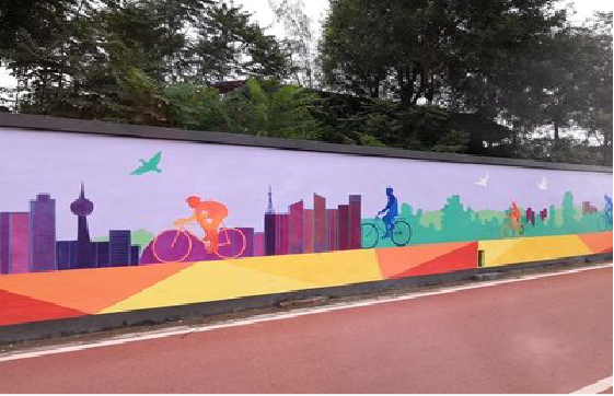 岑溪墙体彩绘-围墙