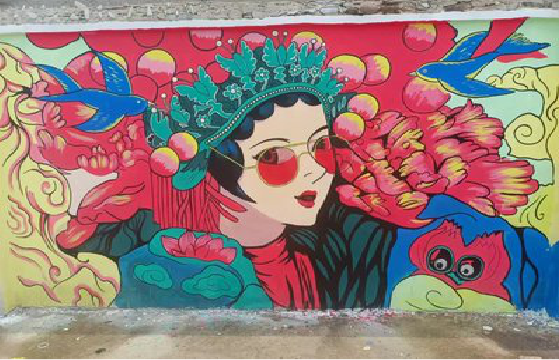 岑溪墙体彩绘-网红墙