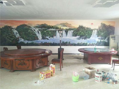 岑溪墙绘-写实风景