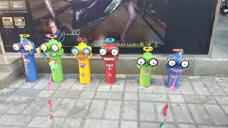 岑溪商业区彩绘