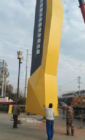 岑溪标识标牌的安装方法。